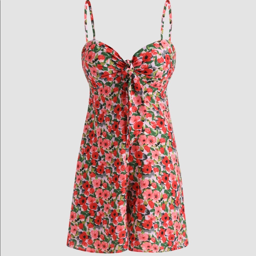 Paradise Floral pattern cami dress